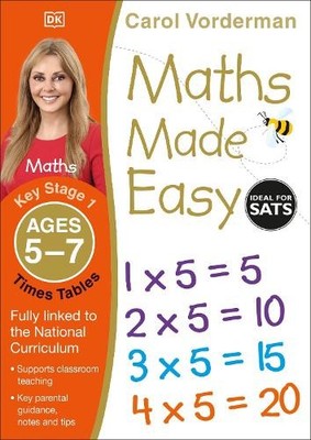 Carol Vorderman Maths Made Easy: Times Tables, Ages 5-7  (Paperback) (UK IMPORT)