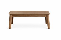 Skandinavischer Couchtisch Aus Holz Mit Eleganten Runden Beinen