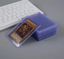 25PCS Transparent PVC Card Sleeves Protective Card Holder Trading Cards Case