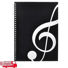 Coguzed 100 Pages Blank Sheet Music Notebook - 26x19cm Staff Paper for Musicians