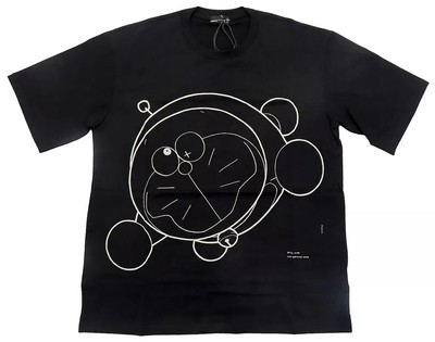 DORAEMON T-SHIRT BIG NO 2125-804 BLACK 44 SIZE LAD MUSICIAN | eBay