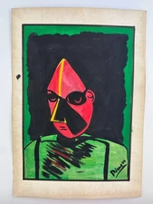Pablo Picasso COA Art Painting Original Drawing Vintage Paper Signed