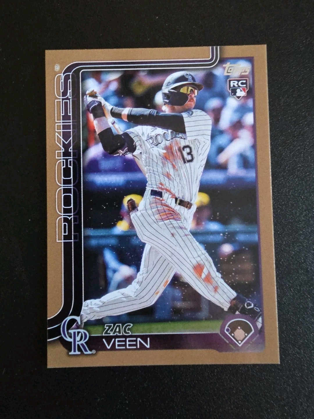 Topps 2025 Update Zac Veen Gold /2025 US286 Rockies Rookie
