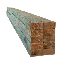 Treated Reject Blue 2x1 Batten 25mm x 50mm x 1800mm Garden Timber 10 Pack
