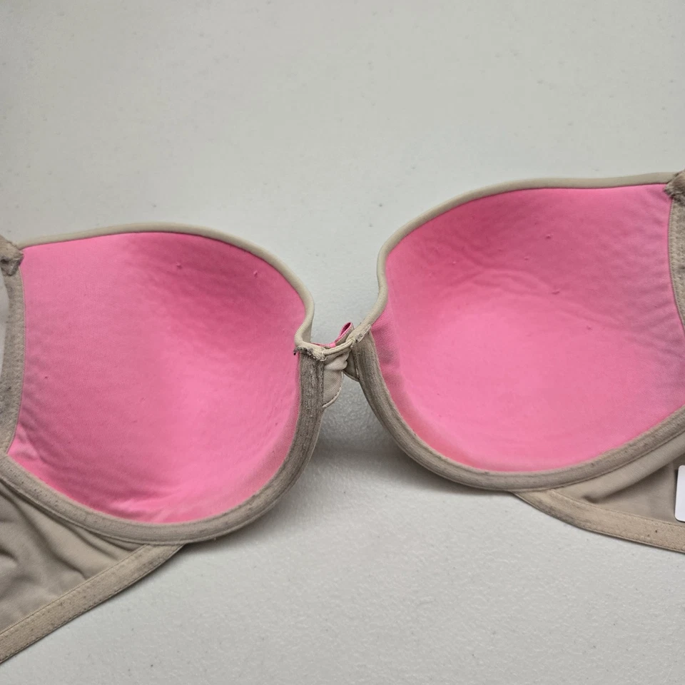 Xhilaration Women Bra 38C Beige Perfect T Shirt Lightly Lined Underwire - Image 3 of 4