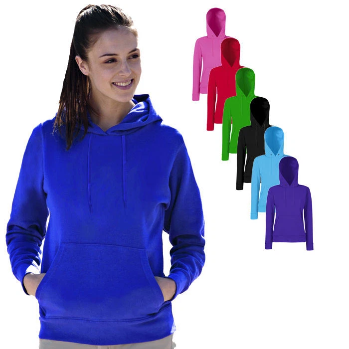 Fruit of the Loom Damen Kapuzen Sweatshirt verschiedene Farben und Größen
