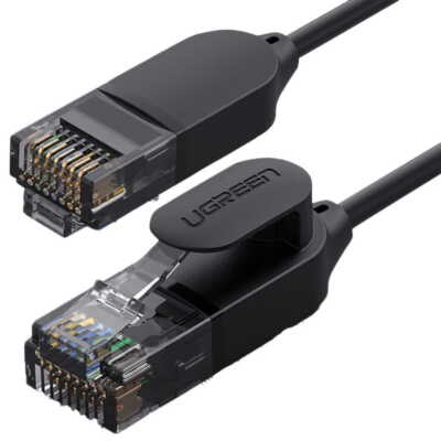 Ethernet Netzwerkkabel RJ45 Cat 6 UTP 1000Mbps 3m Ugreen Schwarz