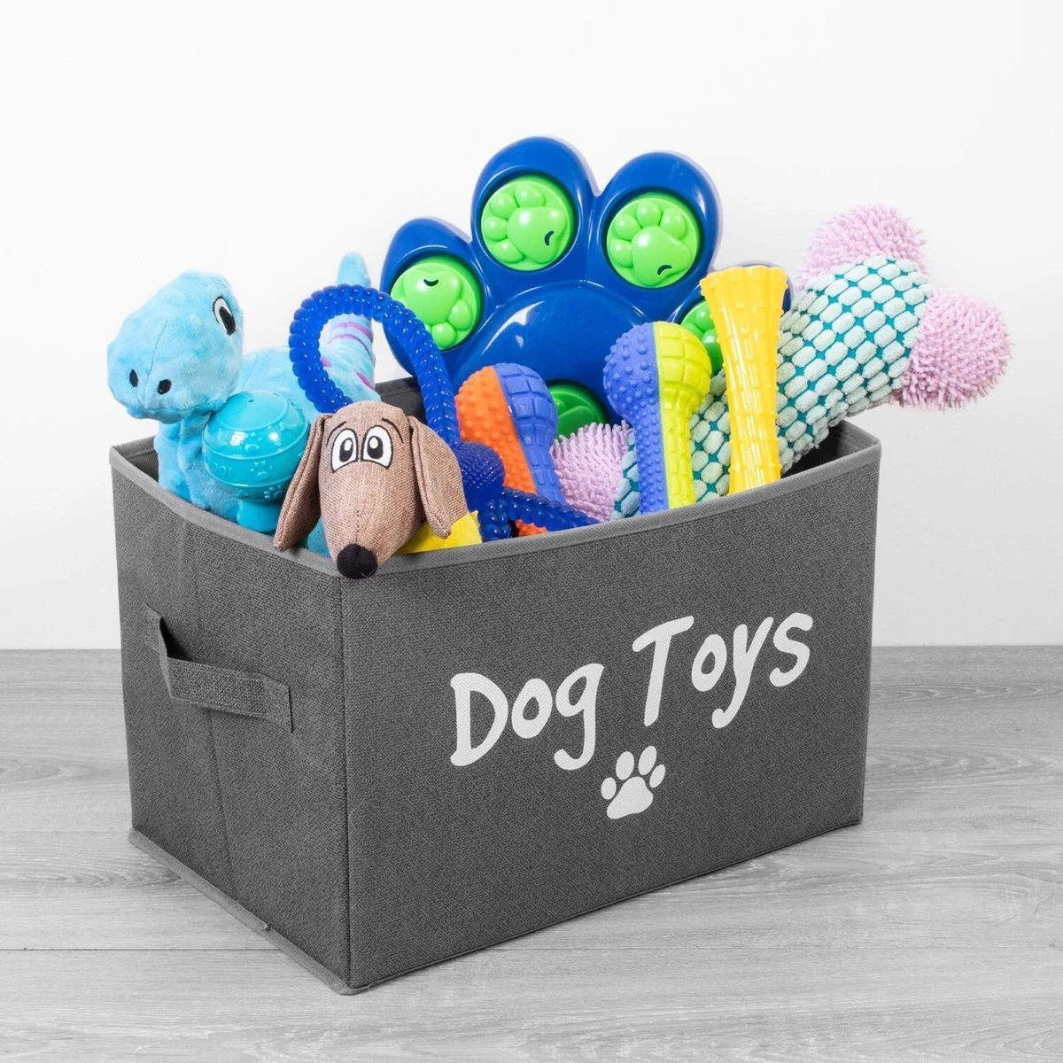 Dog toy top storage box