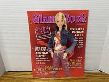 Barbie 2 Pocket Folder Never used 3 hole punched  GlamRock  Volume 4 Folder