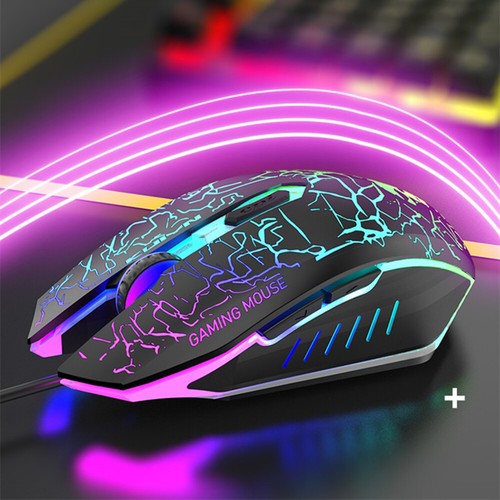 Computer Desktop Gaming Keyboard Game Mouse Mechanical Feel Led Light Backlit PC - Picture 63 of 76