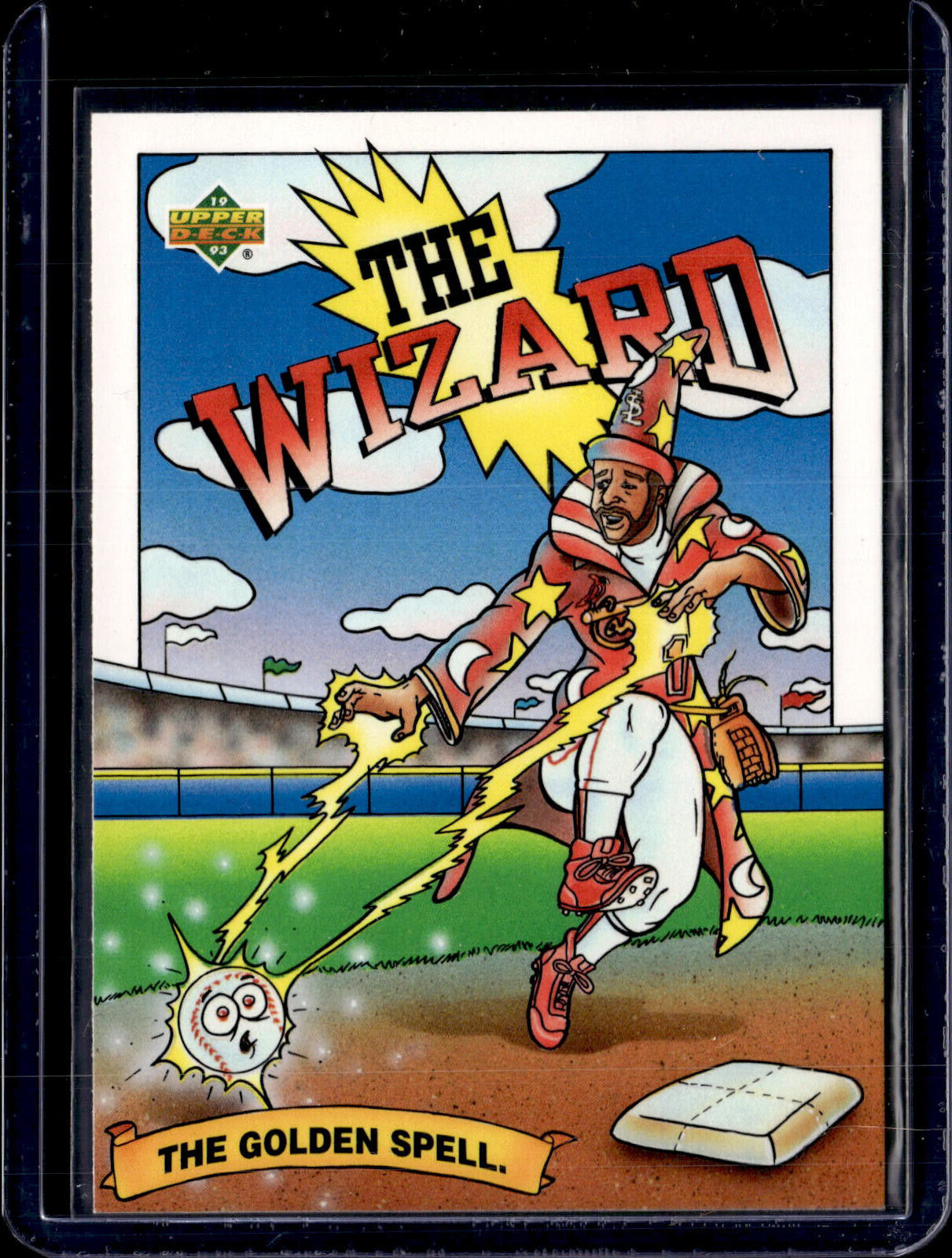 1993 Upper Deck Fun Pack #35 Ozzie Smith The Wizard Cardinals (HOF) NR-MINT++