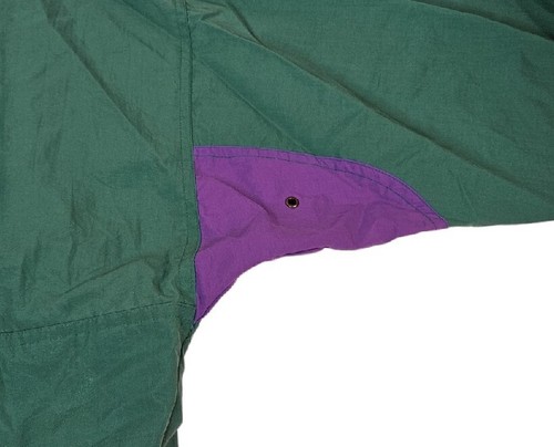 Vintage 90s Chicago Anorak Winbreaker Jacket Gear For Sports Men's Large Green - Picture 3 of 14