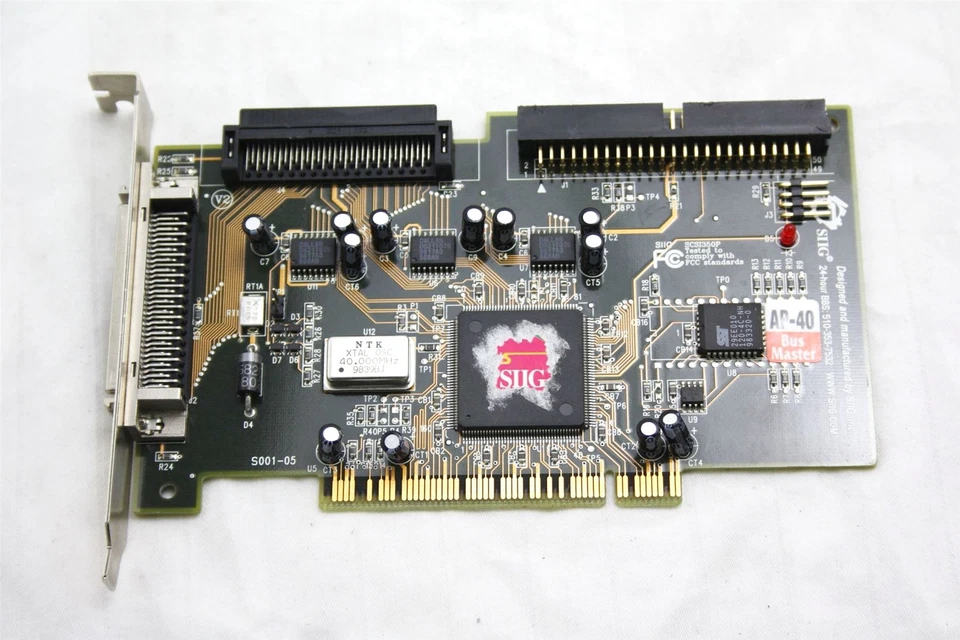 Genuine SIIG UW High Profile SCSI Adapter Controller Card SC-PS4012 - Image 2 of 3