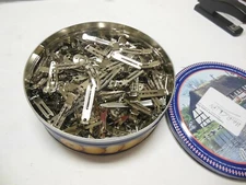 over 2lbs of  metal hair clips duckbill pincurl double prong clicker style 