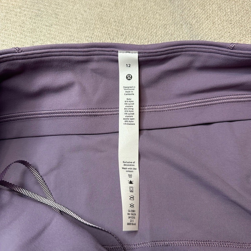 Lululemon Women’s Align Halter Tank Top Size 12 NWT $78 Purple Ash Rare image 7