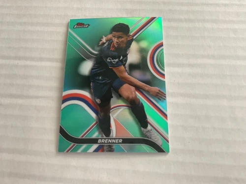 2022 Topps Finest MLS Soccer BRENNER Aqua Refractor 24/75