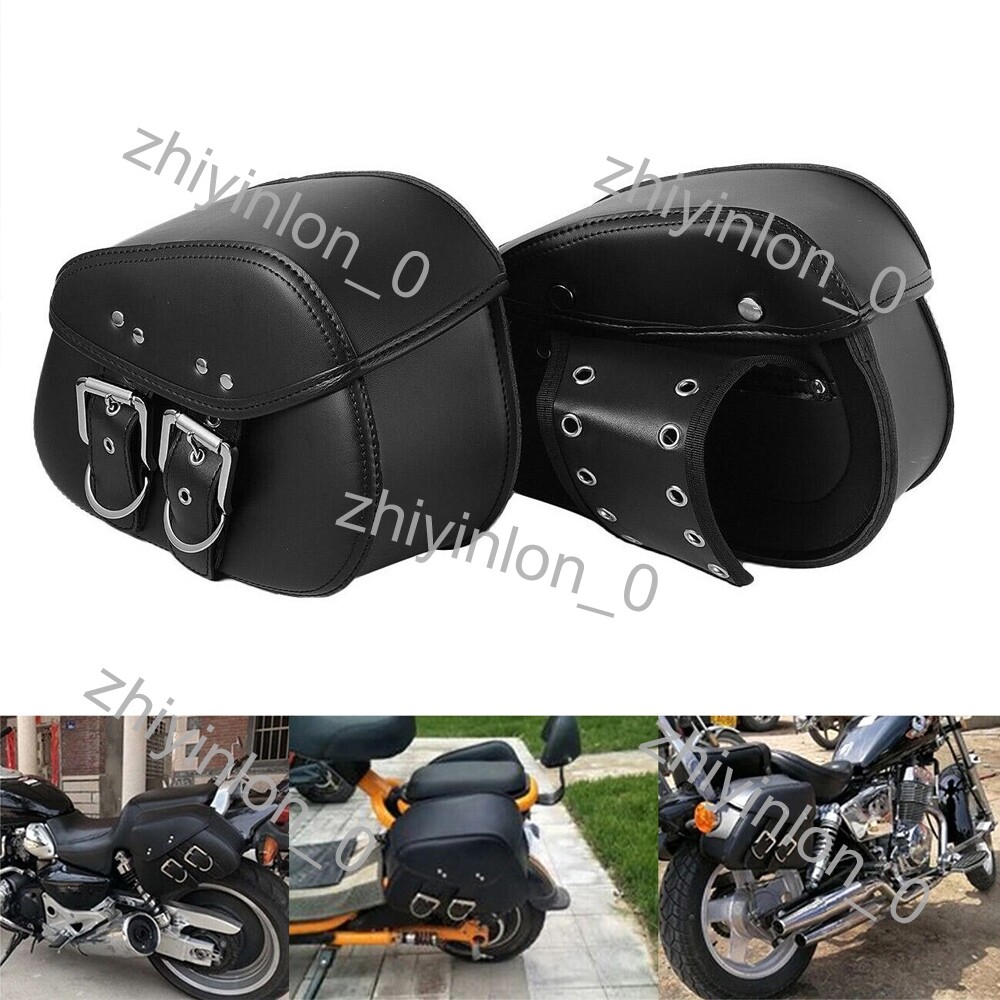 Black Saddle Bags Saddlebag Luggage Bag For Honda VTX1300C VTX1800C VTX 1800 New eBay