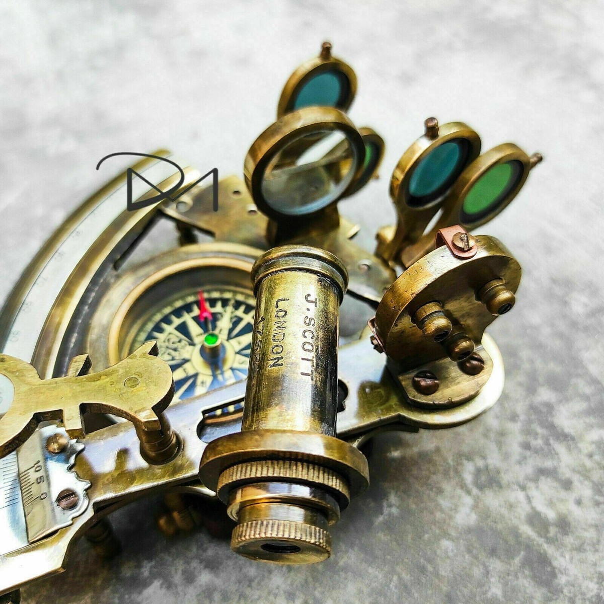 Vintage「NISSEN Brass Marine Lamp」日本船燈 ニッセン ボートランプ