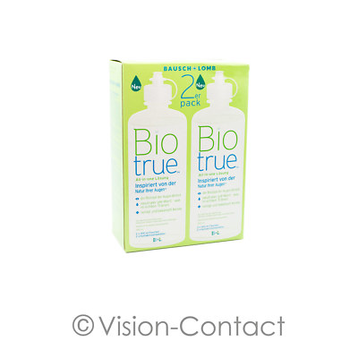 Biotrue 2 x 300ml Pflegemittel All in One Kombilösung von Bausch + Lomb
