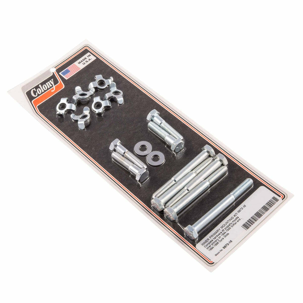Colony 9873-16 Inner Primary Mounting Bolt Kit 94-99 Harley Dyna