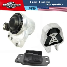 For 13-17 Ford Fusion Lincoln MKZ 2.0L Turbo Set 3Pcs Engine Motor & Trans Mount