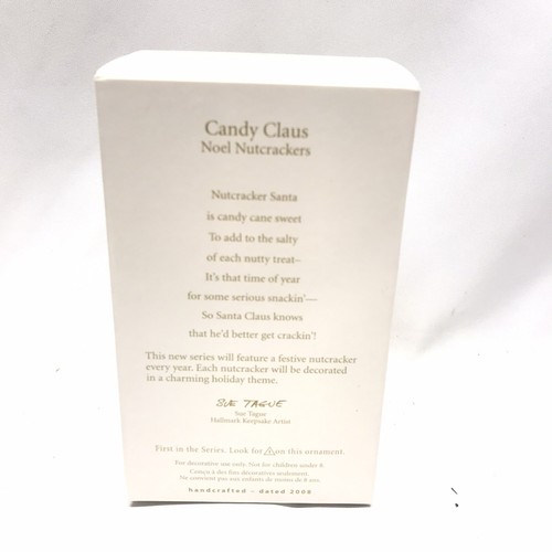 Hallmark 2008 Noel Nutcrackers Candy Santa Claus #1 in Series Keepsake Ornament - Picture 7 of 7