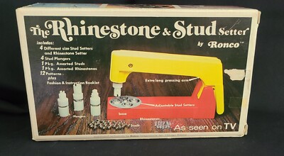 その他 RON VTG 1970s Ronco The Rhinestone & Stud Setter with