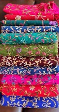 Pakistani Embroidered Shawl, Stole, Scarf , Wrap Different Color U pick