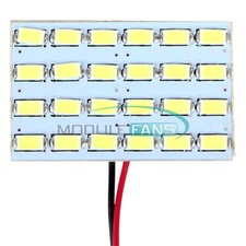24x 5730 SMD LED Light Panel Board Car Interior Dome Reading Lamp Light 12V 3W M