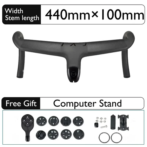 Carbon Full Internal Cable Routing Road Bike Integrated Cockpit Di2 Handlebar - Picture 41 of 43