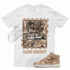 ENERGY Shirt for Dunk High Desert Camo Hemp Sail Velvet Brown Light Pink 1