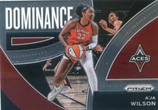 2022 Panini Prizm WNBA A'JA WILSON #14 DOMINANCE INSERT ACES
