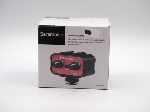 Saramonic SR-AX100 Universal Audio Adapter with 3.5mm Inputs for DSLR Cameras - 第 8/8 張圖片