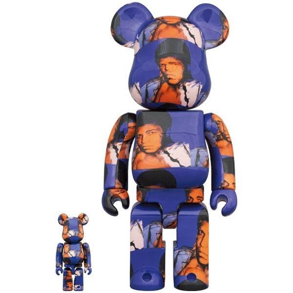 Medicom Toy BE@RBRICK Bearbrick 400% + 100% ANDY WARHOL'S Medicom Toy BE@RBRICK Bearbrick 400% + 100% ANDY WARHOL'S