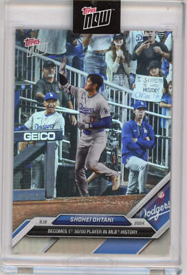 2024 Topps Now Shohei Ohtani #722SP 1st 50/50 Season MLB 