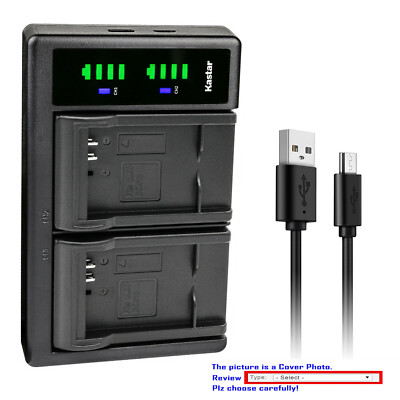Kastar Battery LTD2 Charger for Original Panasonic Genuine DMW-BCN10 DMW-BCN10GK