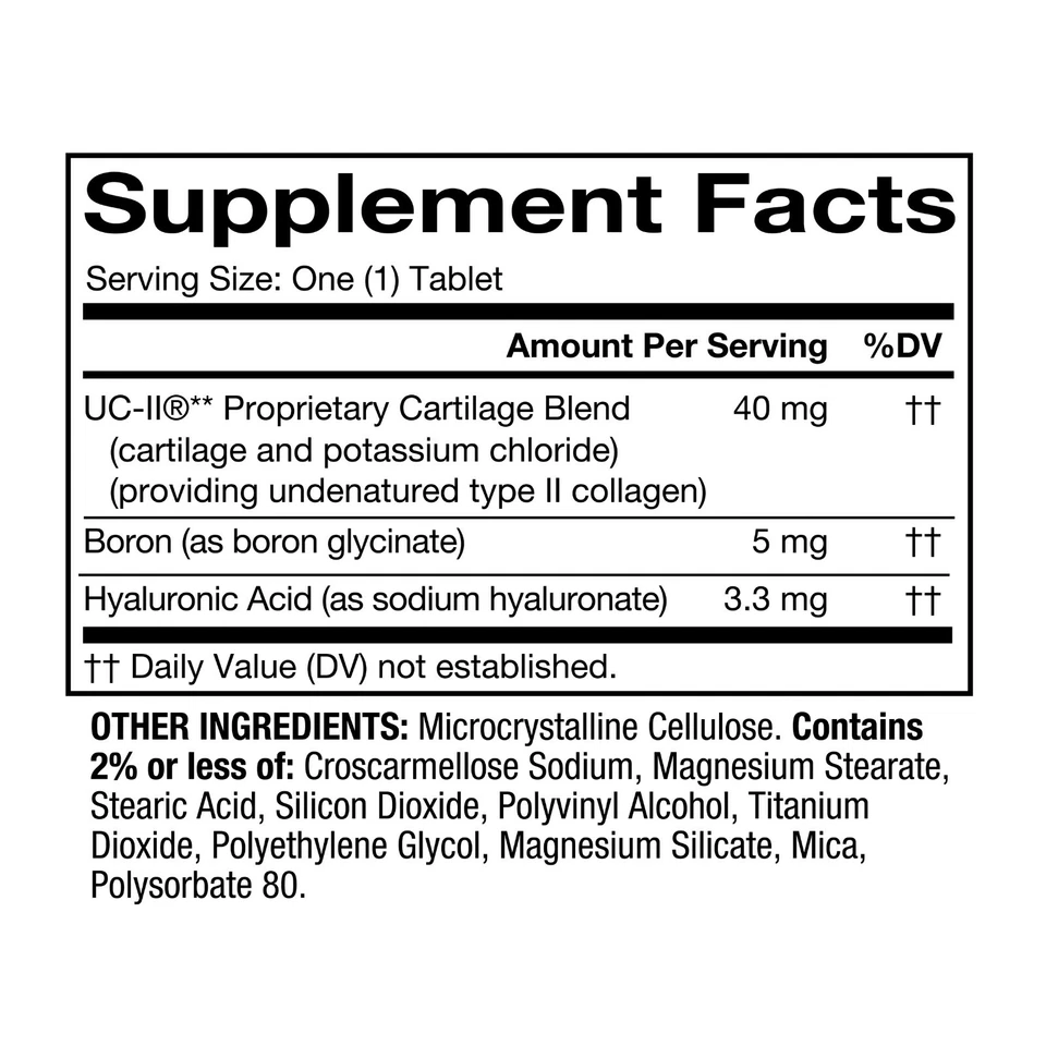 Comprimidos recubiertos Equate Triple Acción Salud Articular 30 Ct, Salud de Articulaciones+ Foto 4 de 4