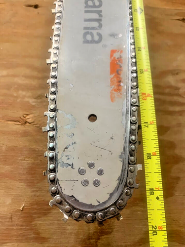 GOOD USED Husqvarna X-Force Chainsaw 20" Bar & Chain .050" 0.325" K095 596199780 - Picture 4 of 6