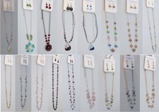 Necklace Earring Set - New - Select from 21 Designs