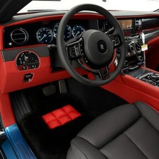 🔥 Sheepskin Floor Mats Fits Rolls Royce Ghost Wraith Cullinan Phantom Dawn 🔥