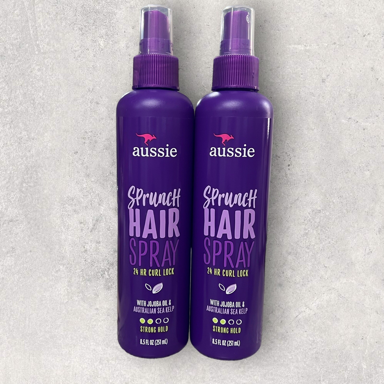 2 x Aussie SPRUNCH Hairspray NonAerosol Spray 8.5 oz 381519040504 eBay