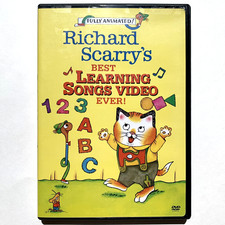 Richard Scarrys Best Learning Songs Video Ever (DVD, 2001) for