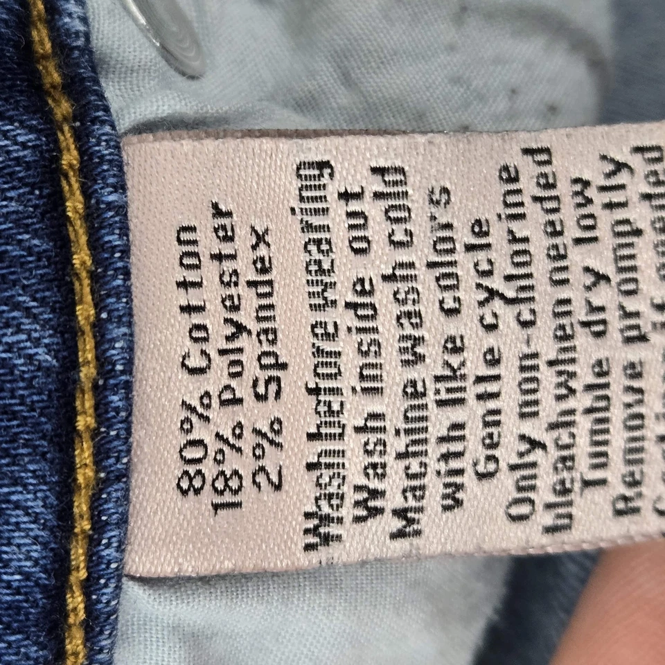 Juicy Couture 女式短裤 12 蓝色牛仔纽扣 4.5 英寸内缝棉 — 第 3/4 张图片