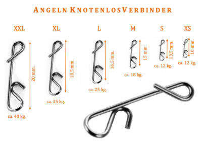 KNOTENLOSVERBINDER  / NOT A KNOT / SCHNURVERBINDER / KNOTENLOS NO KNOT SNAP