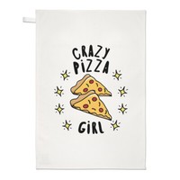 VerrüCkte Pizza MäDchen Stars Geschirrtuch SpüLlappen Spass Tochter Kinder Essen