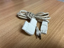 Genuine Bernina OEM 1000,1001,1005,1006,1008,1010 Power & Foot Pedal Cord-White