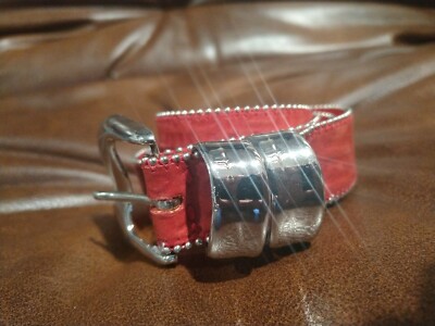 Pearl accessories Vintage 1987 red belt size s/m | eBay display picture 2