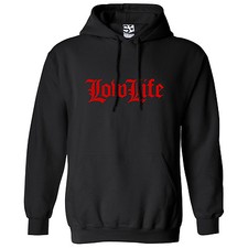 Low Life Old English HOODIE | Hooded Lowrider Sweatshirt w/ All Car Club Colors