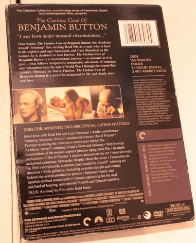 The Curious Case of Benjamin Button (DVD, 2009, 2-Disc Set, Special Edition) - Bild 3 von 3