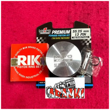 KIT PISTON FORGÉ MOTO1 RACING TAILLE 55,25 MM BROCHE 13 MM MOTEUR UNIVERSEL 4...